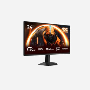 AOC 24G50F moniteur gaming IPS 23.8" Full HD 1920x1080 180Hz 0.5ms MPRT NVIDIA G-SYNC LED noir - Miniature 2