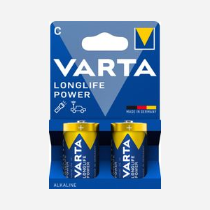 Varta 04914-121-111 pile alcaline LR14 C 1,5V 50mm 26,2mm 65,8g boîte avec crochet - Miniature 2