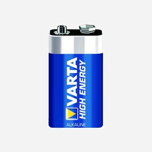 Varta 9V Batterie Alcaline à usage unique Prismatique 26,5x48,5x17,5mm Réf. 04922-121-111 - Miniature 1