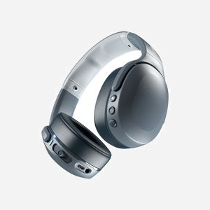 Skullcandy Crusher Evo Casque Arceau Bluetooth USB-C 20-20000Hz 308g Gris S6EVW-N744 - Miniature 2