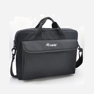 Equip 245411 Sac Messenger 17.3" pour ordinateur portable avec poche avant et sangle épaule noir 460 g - Miniature 1
