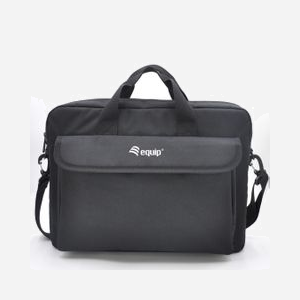 Equip 245411 Sac Messenger 17.3" pour ordinateur portable avec poche avant et sangle épaule noir 460 g - Miniature 2