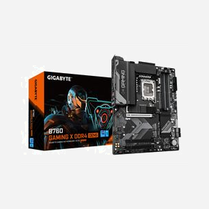 GIGABYTE B760 GAMING X DDR4 GEN5 – Carte mère Intel LGA1700, VRM 8+1+1 phases, DDR4 jusqu’à 5333 MHz (OC), 3x PCIe 4.0 M.2, LAN 2.5GbE, USB 3.2 Gen 2 - Miniature 1