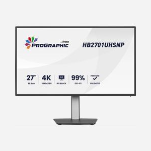 iiyama PROGRAPHIC HB2701UHSNP-B1 écran LCD 27" 4K UHD 3840x2160 mat 4ms 178° USB 3.2 Gen1 VESA noir - Miniature 2