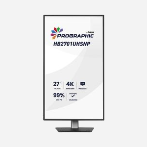 iiyama PROGRAPHIC HB2701UHSNP-B1 écran LCD 27" 4K UHD 3840x2160 mat 4ms 178° USB 3.2 Gen1 VESA noir - Miniature 3