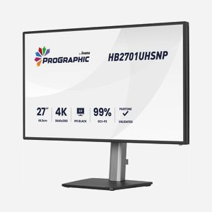 iiyama PROGRAPHIC HB2701UHSNP-B1 écran LCD 27" 4K UHD 3840x2160 mat 4ms 178° USB 3.2 Gen1 VESA noir - Miniature 4
