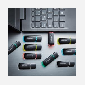 Intenso 3511561 Lot de 10 clés USB 8 Go Type-A 2.0 (28 Mo/s lecture, 6,5 Mo/s écriture) couleurs variées compatibles Windows 10+ macOS 10.x+ - Miniature 4
