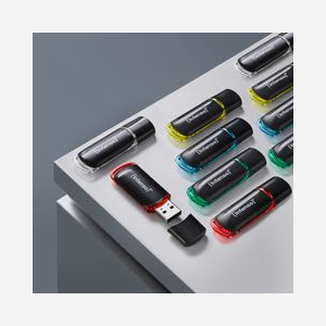 Intenso 3511561 Lot de 10 clés USB 8 Go Type-A 2.0 (28 Mo/s lecture, 6,5 Mo/s écriture) couleurs variées compatibles Windows 10+ macOS 10.x+ - Miniature 5