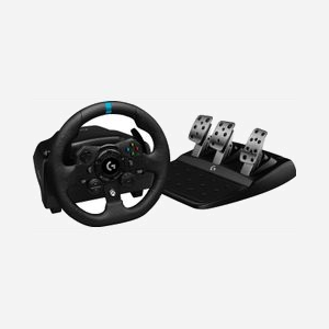 Logitech G G923 Volant + pédales analogique/numérique USB 2.0 Noir pour PC, Xbox One, Series S/X