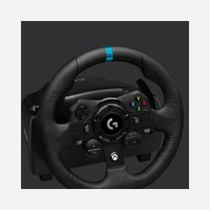 Logitech G G923 Volant + pédales analogique/numérique USB 2.0 Noir pour PC, Xbox One, Series S/X - Miniature 4