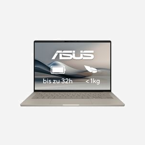 ASUS Zenbook A14 UX3407QA Snapdragon X1-26-100 14" WUXGA 16 Go LPDDR5x 1 To SSD Adreno GPU Windows 11 Home Beige