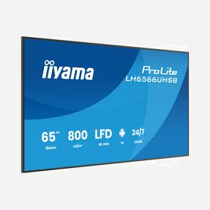 iiyama LH6566UHSB-B1AG Écran LCD 65" 4K Ultra HD 3840x2160 800 cd/m² Android 24/7 WiFi Noir - Miniature 3