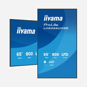 iiyama LH6566UHSB-B1AG Écran LCD 65" 4K Ultra HD 3840x2160 800 cd/m² Android 24/7 WiFi Noir - Miniature 4