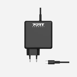 Port Designs PORT Connect 900097B-UK chargeur secteur 20V 1x USB-C charge rapide noir pour smartphone tablette ordinateur portable - Miniature 5