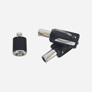 Conceptronic CUSTODIO03BSM câble antivol pour PC avec serrure à 2 clés 13.5x13.5x23.5mm noir