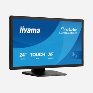 iiyama ProLite T2452MSC-B2 écran 24" Full HD 1920x1080 5ms 16:9 tactile USB 3.2 Gen 1 VESA noir - Miniature 2