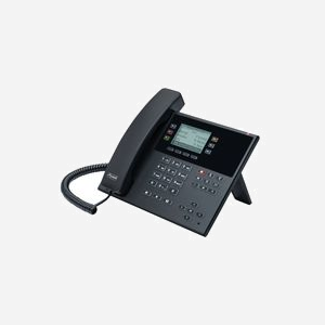 Auerswald COMfortel D-110 téléphone IP noir 3 lignes écran LCD 6.86cm 240x128 Gigabit Ethernet TLS 2000 entrées
