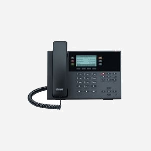 Auerswald COMfortel D-110 téléphone IP noir 3 lignes écran LCD 6.86cm 240x128 Gigabit Ethernet TLS 2000 entrées - Miniature 2