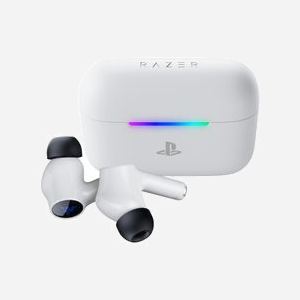 Casque Razer Hammerhead V3 X HyperSpeed pour PlayStation sans fil Bluetooth 52g blanc