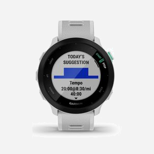 Garmin Forerunner 55 2,64 cm (1,04") MIP 208x208 pixels GPS Silicone Blanc 37 g - Miniature 2