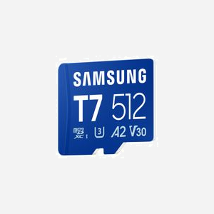 Carte microSD Samsung T7 512 Go UHS-I U3 V30 A2 classe 10 jusqu'à 170 Mo/s compatible smartphones tablettes PC et consoles - Miniature 2