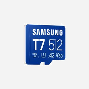 Carte microSD Samsung T7 512 Go UHS-I U3 V30 A2 classe 10 jusqu'à 170 Mo/s compatible smartphones tablettes PC et consoles - Miniature 3