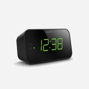 Réveil numérique Philips TAR3306/12 LED Noir secteur AAA 3W 186x96x65mm