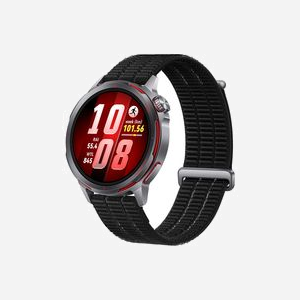 Huawei WATCH GT Runner 2 1.32" AMOLED 466x466 pixels écran tactile titane GPS satellite étanche 40m bracelet fluoroélastomère noir