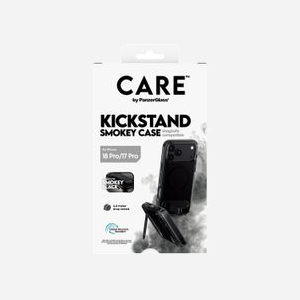 PanzerGlass CARE Kickstand Case Smokey Black MagSafe pour iPhone 2026 Pro et 17 Pro transparent - Miniature 3