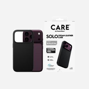 PanzerGlass CARE Solo Vegan Leather Case Noir avec MagSafe pour iPhone 2026 Pro et iPhone 17 Pro - Miniature 2