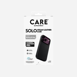 PanzerGlass CARE Solo Vegan Leather Case Noir avec MagSafe pour iPhone 2026 Pro et iPhone 17 Pro - Miniature 3