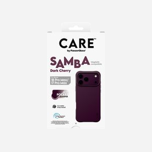 PanzerGlass CARE Samba Case Dark Cherry avec MagSafe pour iPhone 2026 Pro Max et 17 Pro Max Violet - Miniature 3