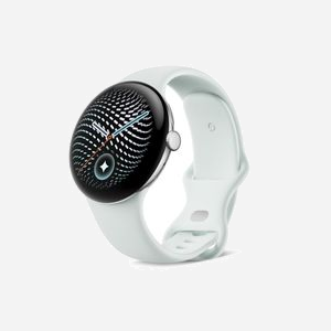 Google Pixel Watch 5 45 mm AMOLED Écran tactile 64 Go Wifi GPS 465 mAh Argent bracelet Blanc - Miniature 3