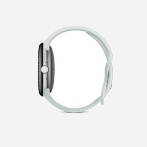 Google Pixel Watch 5 45 mm AMOLED Écran tactile 64 Go Wifi GPS 465 mAh Argent bracelet Blanc - Miniature 4