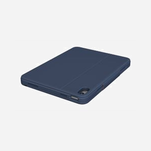 Logitech Rugged Combo 4c Touch clavier QWERTZ Suisse avec trackpad Smart Connector pour iPad 10e gen iPadOS bleu - Miniature 4