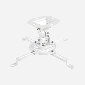Support plafond LogiLink BP0057 blanc pour projecteur charge max 13,5 kg 150x334x334 mm certifié RoHS