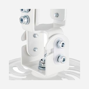 Support plafond LogiLink BP0057 blanc pour projecteur charge max 13,5 kg 150x334x334 mm certifié RoHS - Miniature 4