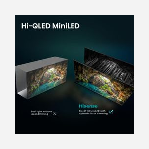 Hisense 55U7SE 55" 4K Ultra HD Smart TV DLED Mini LED 3840x2160 6ms 16:9 DVB-S2/T2/C Wifi Ethernet Noir - Miniature 3