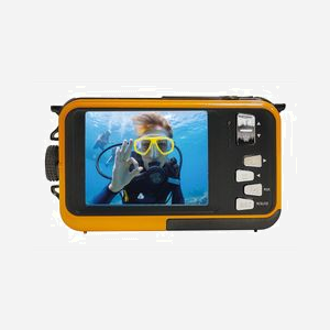 Easypix W3027 Wave Appareil-photo compact 5 MP 1280x720 pixels Full HD 1920x1080 4x zoom numérique 2.7" écran orange - Miniature 3