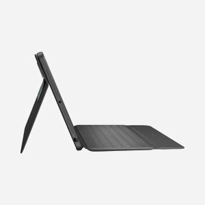 Logitech Rugged Folio clavier QWERTY Nordique 1.8cm Smart Connector Graphite pour iPad 7e-10e gen iPadOS - Miniature 3