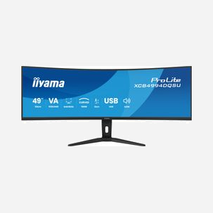 iiyama ProLite XCB4994DQSU-B1 écran LCD 49" Dual QHD 5120x1440 32:9 2ms mat USB 3.2 Gen1 VESA noir