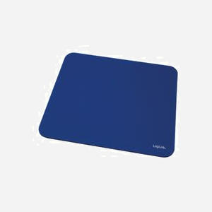 Tapis de souris LogiLink ID0118 230x204mm tissu et caoutchouc avec base antidérapante bleu - Miniature 1