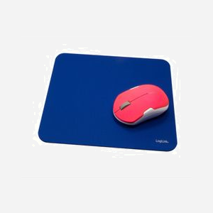 Tapis de souris LogiLink ID0118 230x204mm tissu et caoutchouc avec base antidérapante bleu - Miniature 2