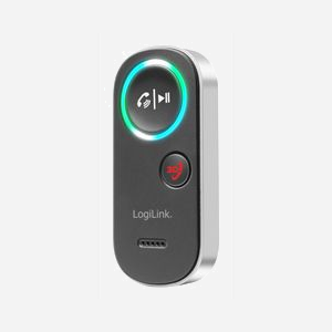 Récepteur audio Bluetooth LogiLink BT0068 sans fil Jack 3.5mm pour casque et haut-parleurs 61x28x14mm noir