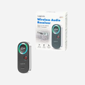 Récepteur audio Bluetooth LogiLink BT0068 sans fil Jack 3.5mm pour casque et haut-parleurs 61x28x14mm noir - Miniature 4