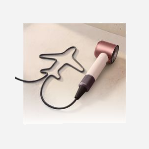 Sèche-cheveux Dyson Supersonic Travel 1220W moteur numérique V9 avec diffuseur de voyage coloris rose - Miniature 4