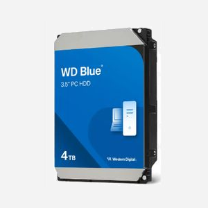 Disque dur Western Digital WD Blue WD40EZZX 4To 5400 tr/min 128Mo cache 3.5" SATA III pour PC de bureau