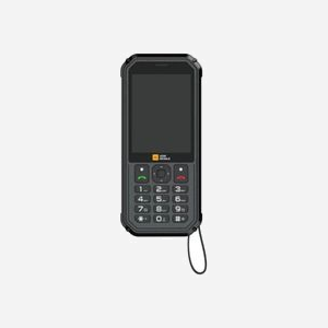 Téléphone mobile AGM M11 Double SIM écran 2.8" 240x320 pixels caméra 2MP batterie 4000mAh FM Bluetooth noir - Miniature 1