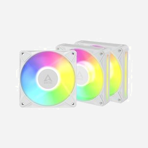 Ventilateur ARCTIC BioniX P12 A-RGB 120mm 450-3000 tr/min 129 m³/h FDB blanc pack de 3 pièces - Miniature 2