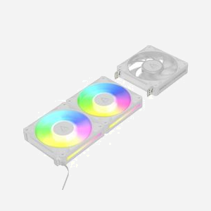 Ventilateur ARCTIC BioniX P12 A-RGB 120mm 450-3000 tr/min 129 m³/h FDB blanc pack de 3 pièces - Miniature 3